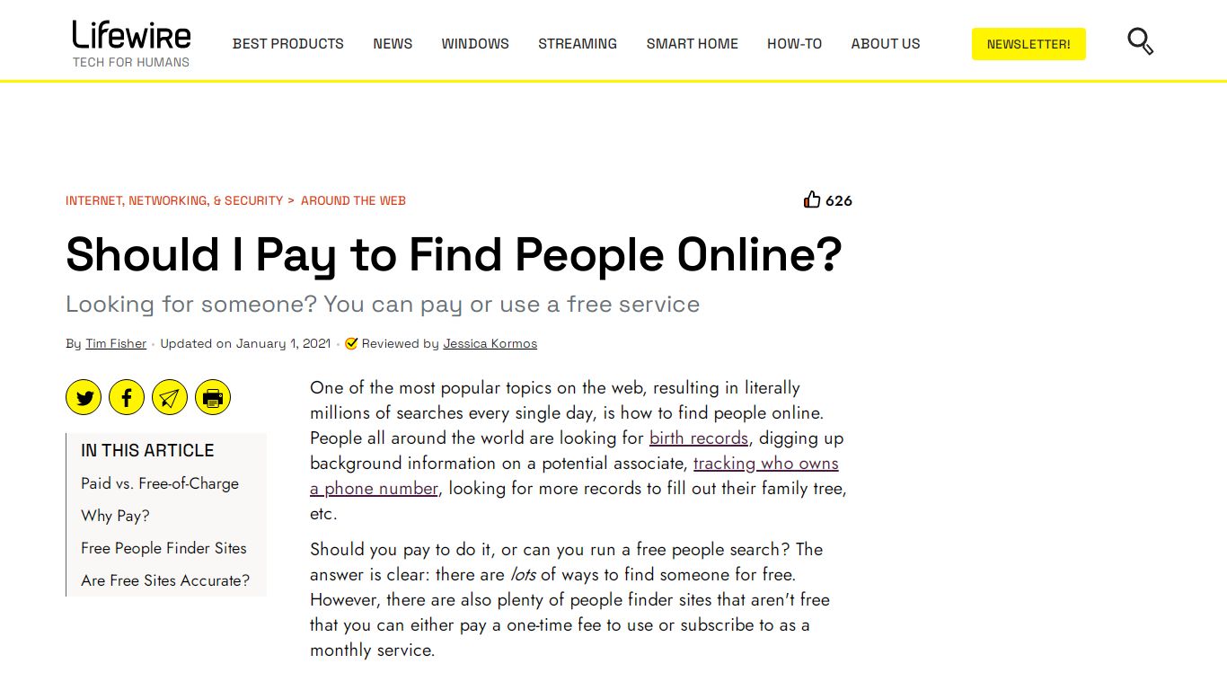 How Do I Find Someone Without Paying a Fee? - Lifewire